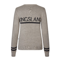 Gestrickter Pullover Kingsland KLNancy Damen Beige meliert