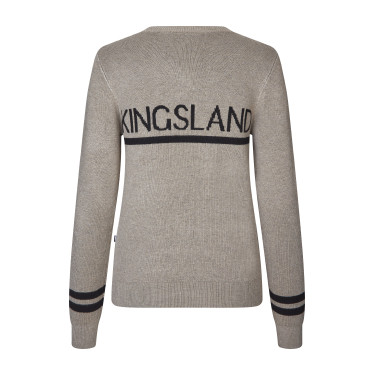Gestrickter Pullover Kingsland KLNancy Damen Beige meliert