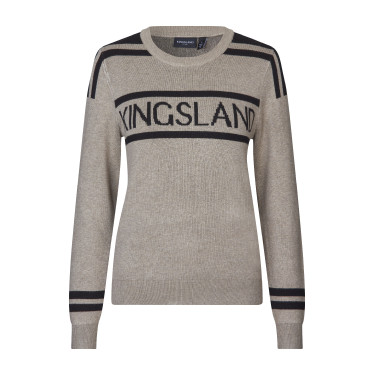 Gestrickter Pullover Kingsland KLNancy Damen Beige meliert