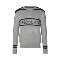 Strickpullover Kingsland KLNolan Herren Mittelgrau meliert Strickpullover Kingsland KLNolan Herren Mittelgrau meliert