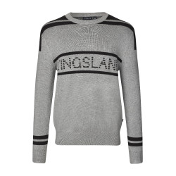 Strickpullover Kingsland KLNolan Herren Mittelgrau meliert Strickpullover Kingsland KLNolan Herren Mittelgrau meliert