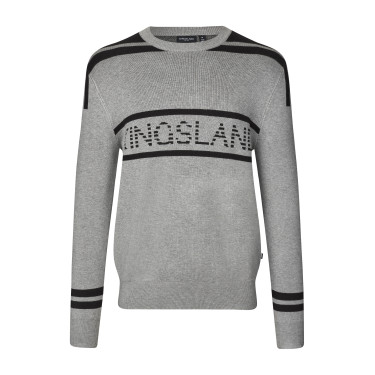 Strickpullover Kingsland KLNolan Herren Mittelgrau meliert Strickpullover Kingsland KLNolan Herren Mittelgrau meliert