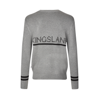 Strickpullover Kingsland KLNolan Herren Mittelgrau meliert Strickpullover Kingsland KLNolan Herren Mittelgrau meliert