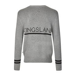 Strickpullover Kingsland KLNolan Herren Mittelgrau meliert Strickpullover Kingsland KLNolan Herren Mittelgrau meliert
