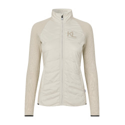 Kingsland KLNaya Hybrid-Reitjacke Damen Beiger Regentag Kingsland KLNaya Hybrid-Reitjacke Damen Beiger Regentag