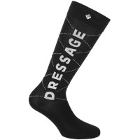 Equithème Serpentine Dressursocken Schwarz