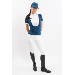 Turnier-Poloshirt Harcour Shine Lagunenblau