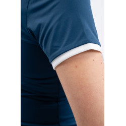 Turnier-Poloshirt Harcour Shine Lagunenblau