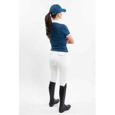 Turnier-Poloshirt Harcour Shine Lagunenblau