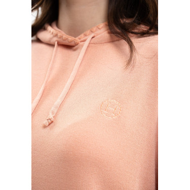 Damen-Kapuzenpullover Plume Harcour Aprikose Orange