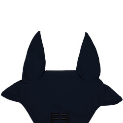 Technische Stoff-Fliegenhaube mit Equestro-Logo Marine / Schwarz Blau