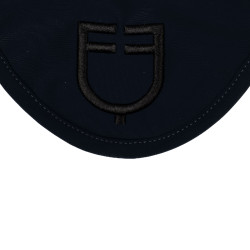 Technische Stoff-Fliegenhaube mit Equestro-Logo Marine / Schwarz Blau