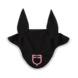Fliegenhaube aus technischem Gewebe mit mehrfarbigem Equestro-Logo