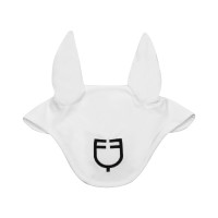 Fliegenhaube aus technischem Gewebe White Line Edition Equestro Weiß Wei&amp;amp;amp;amp;amp;amp;szlig;