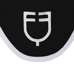 Fliegenhaube aus technischem Gewebe White Line Edition Equestro Schwarz