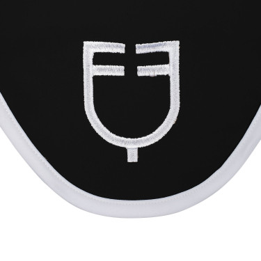 Fliegenhaube aus technischem Gewebe White Line Edition Equestro Schwarz