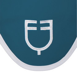 Fliegenhaube aus technischem Gewebe White Line Edition Equestro Petrol Blau