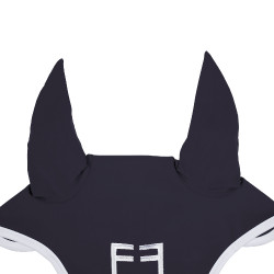 Fliegenhaube aus technischem Gewebe White Line Edition Equestro Marine Marineblau