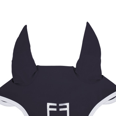 Fliegenhaube aus technischem Gewebe White Line Edition Equestro Marine Marineblau