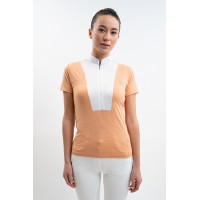 Turnierpoloshirt Harcour Paris Damen Aprikose Orange