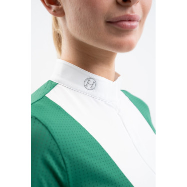 Turnierpolo Harcour Prag Damen Smaragdgrün Gr&uuml;n