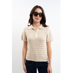 Polo Harcour Pony Damen Leinen Beige