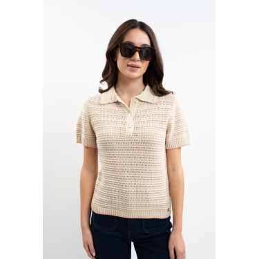 Polo Harcour Pony Damen Leinen Beige