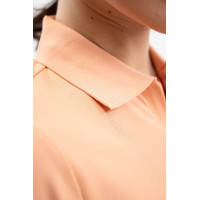 Technisches Polo Harcour Pepite Damen Aprikose Orange