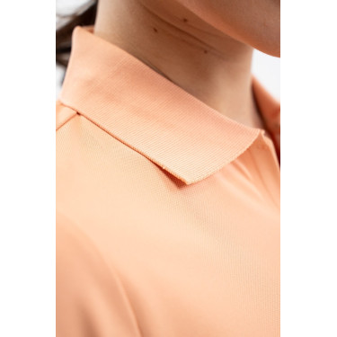 Technisches Polo Harcour Pepite Damen Aprikose Orange