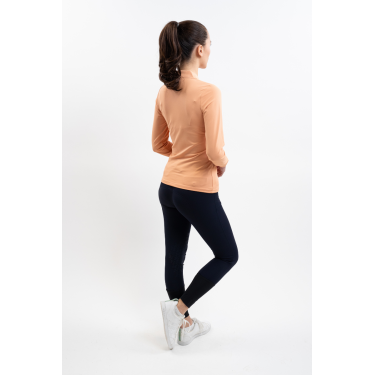 Technisches Polo Harcour Pepite Damen Aprikose Orange