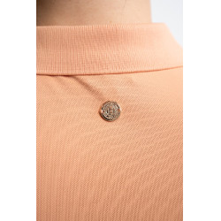 Technisches Polo Harcour Popsy Damen Aprikose Orange Technisches Polo Harcour Popsy Damen Aprikose Orange
