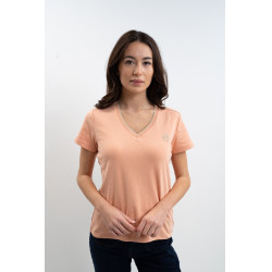 Damen-T-Shirt Harcour Taraza Aprikose Orange Damen-T-Shirt Harcour Taraza Aprikose Orange