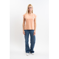 Harcour Tchaka Damen-T-Shirt Aprikose Orange Harcour Tchaka Damen-T-Shirt Aprikose Orange