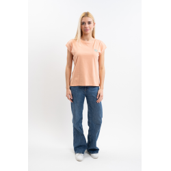 Harcour Tchaka Damen-T-Shirt Aprikose Orange Harcour Tchaka Damen-T-Shirt Aprikose Orange