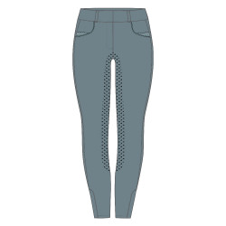 Reithose Easy Rider Maxima FullGrip Kids Blei Blau