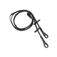 Zügel Bredies Horze Slender Schwarz Zügel Bredies Horze Slender Schwarz