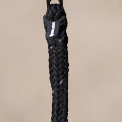Anbindestrick Imperial Riding Deluxe mit einfachem Karabiner Schwarz