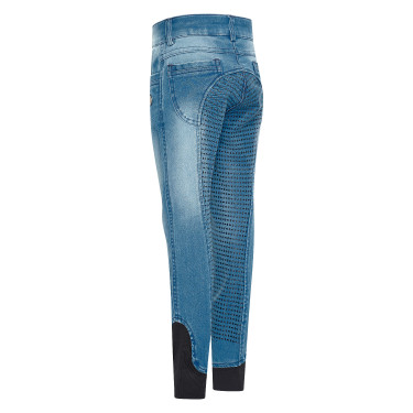 Reitleggings Imperial Riding Donny Kinder Hellblauer Denim