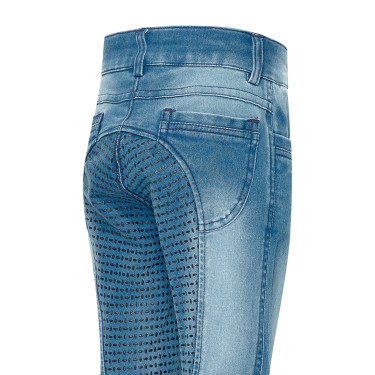 Reitleggings Imperial Riding Donny Kinder Hellblauer Denim