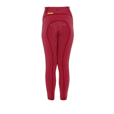 Mädchen-Leggings mit Grip und Equestro-Logo Mädchen-Leggings mit Grip und Equestro-Logo