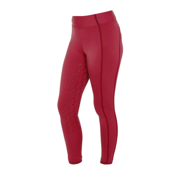 Mädchen-Leggings mit Grip und Equestro-Logo Mädchen-Leggings mit Grip und Equestro-Logo