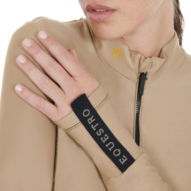 Damen-Trainings-Tech-Poloshirt Langarm Equestro Damen-Trainings-Tech-Poloshirt Langarm Equestro
