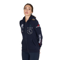 Damen-Kapuzenpullover mit Multi-Logo neu Equestro