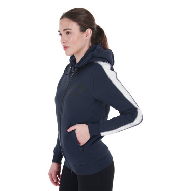 Damen-Kapuzenpullover Equestro mit Reißverschluss Damen-Kapuzenpullover Equestro mit Reißverschluss