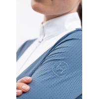 Turnierpolo Harcour Coco Damen Stahlblau