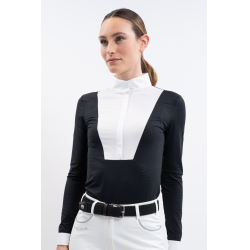 Turnierpolo Harcour Coco Damen Schwarz