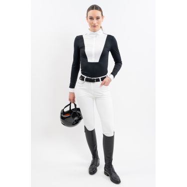 Turnierpolo Harcour Coco Damen Schwarz