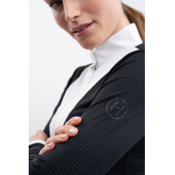 Turnierpolo Harcour Coco Damen Schwarz