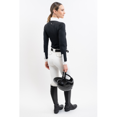 Turnierpolo Harcour Coco Damen Schwarz