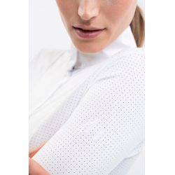 Turnierpolo Harcour Coco Damen Weiß Wei&szlig;